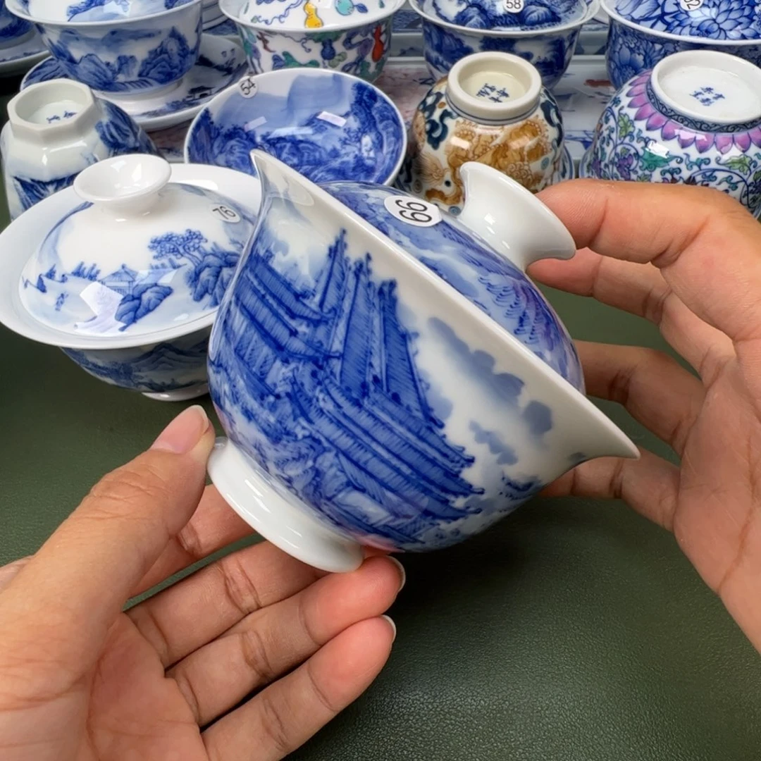 景德镇纯手工纯手绘茶具木木99