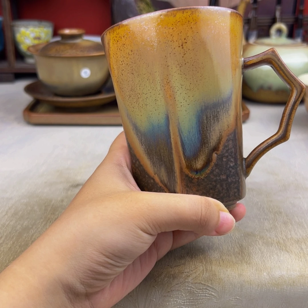 杯纯手工柴烧主人杯