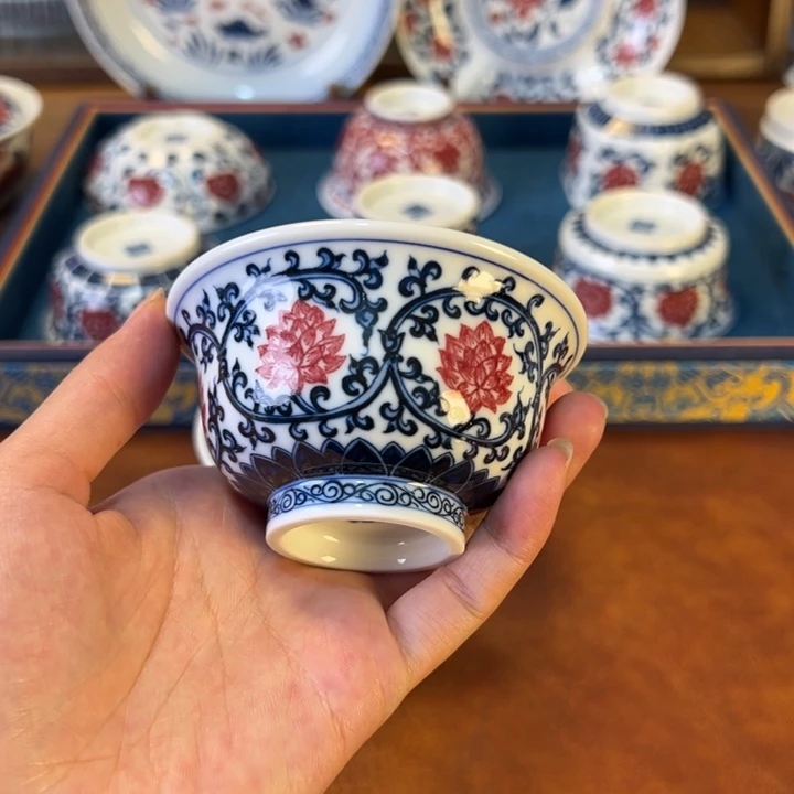 摆件景德镇茶器百宝箱陶瓷