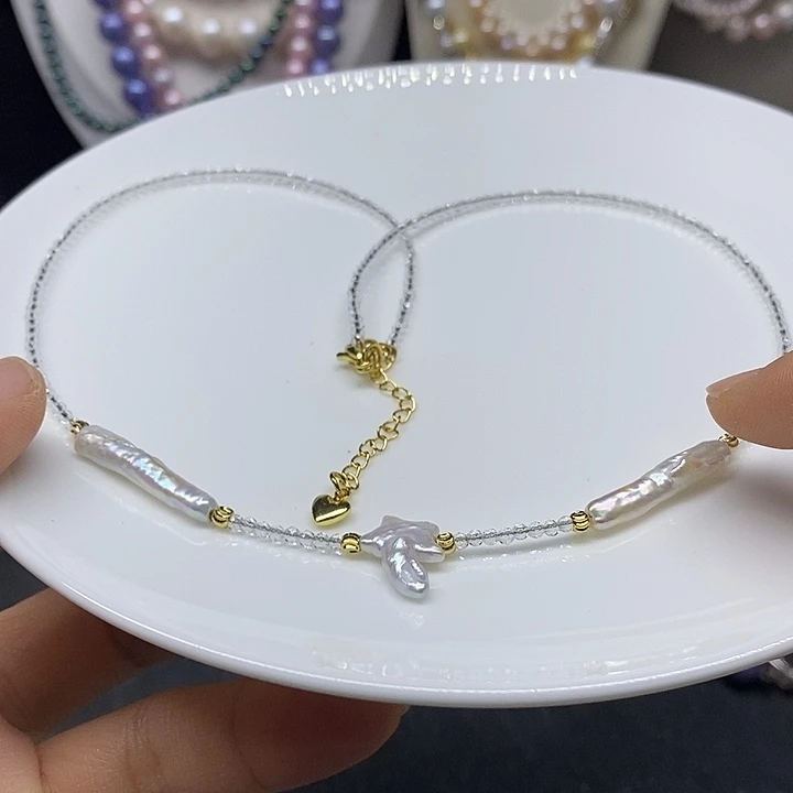 淡水珍珠未镶嵌颈饰