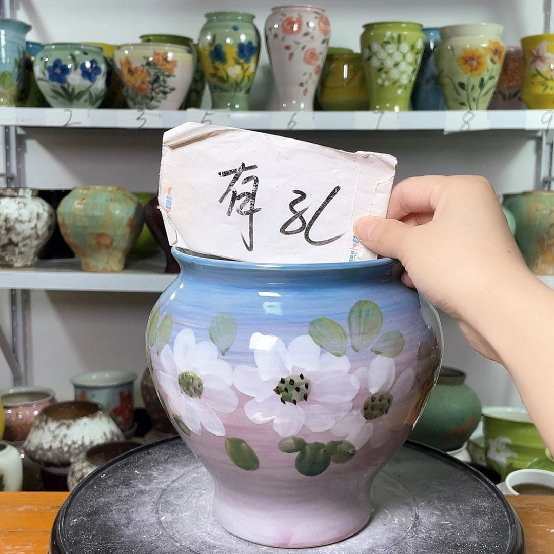 景德镇陶瓷花盆花器暇258