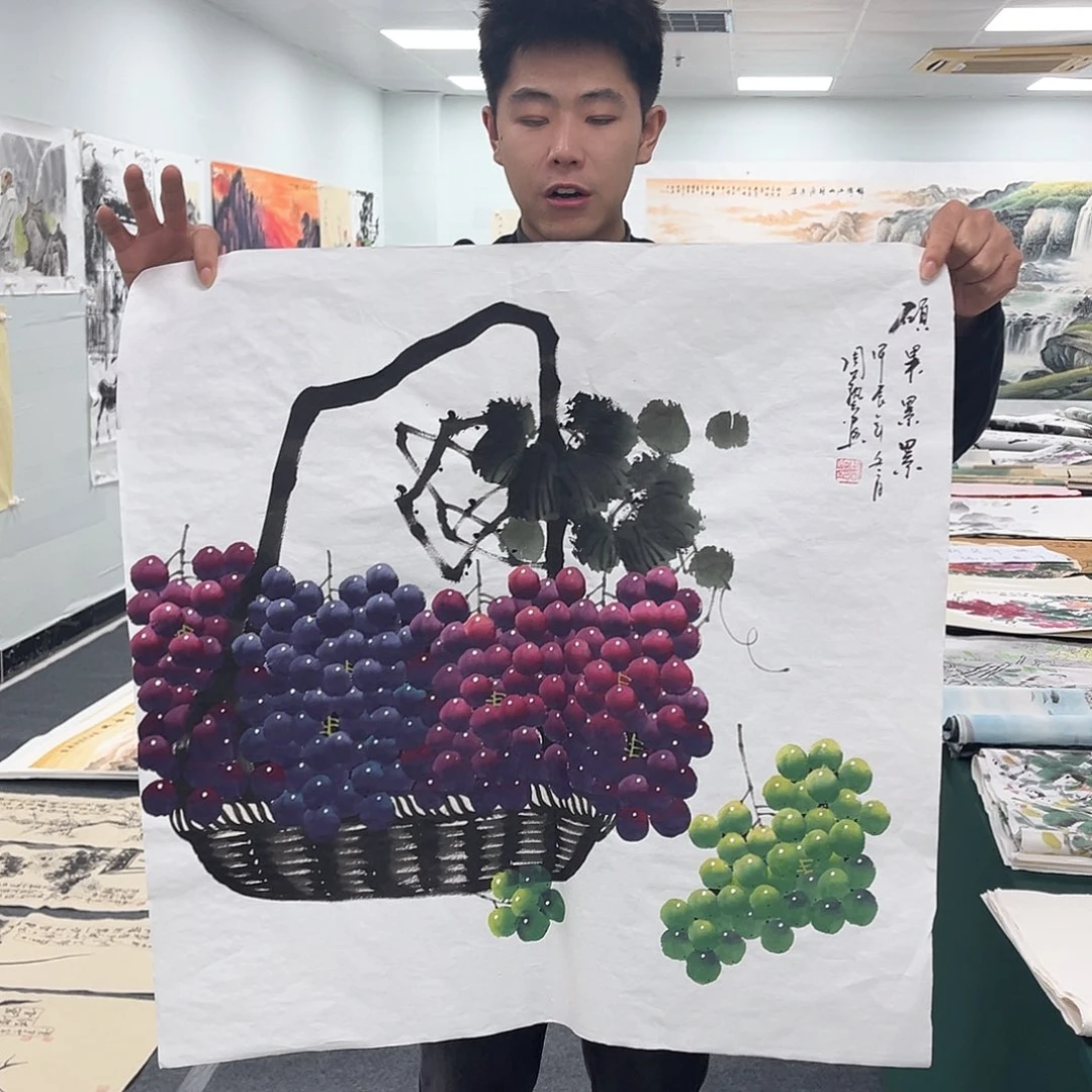 国画宣纸国画纯手绘作品