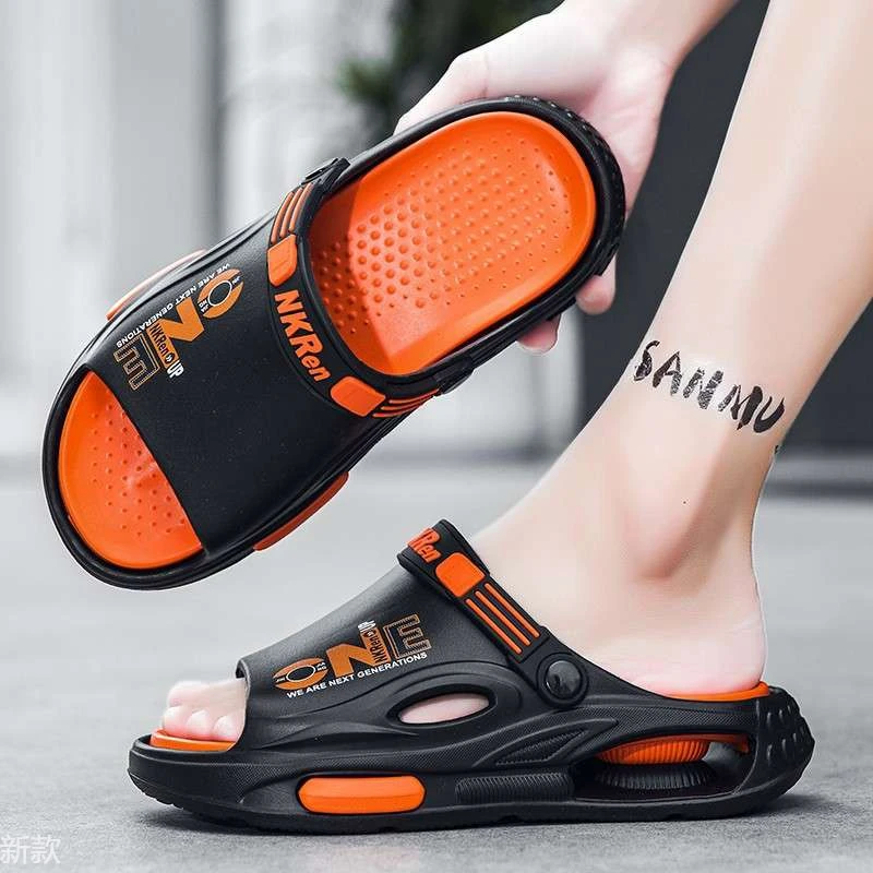 森刻凉鞋男款外穿2025新款夏季潮流运动休闲开车凉拖沙滩两用防臭