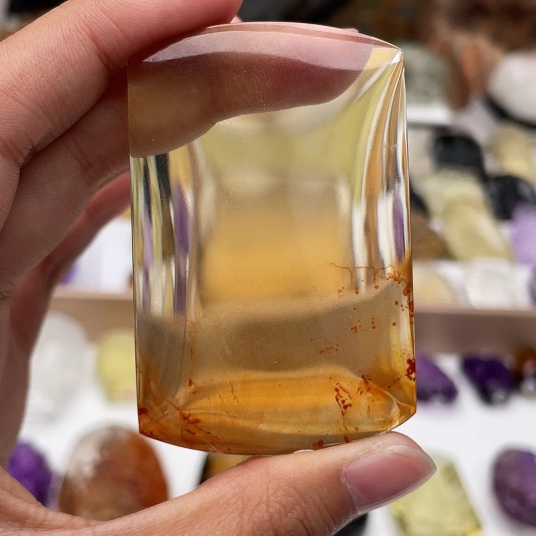 美***玉水晶颈饰未镶嵌定制吊坠