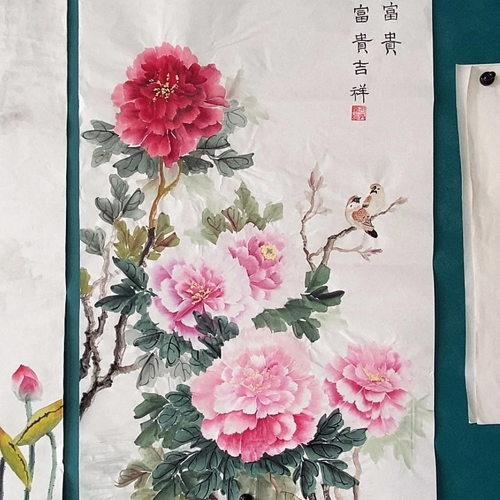 国画三尺整手绘作品