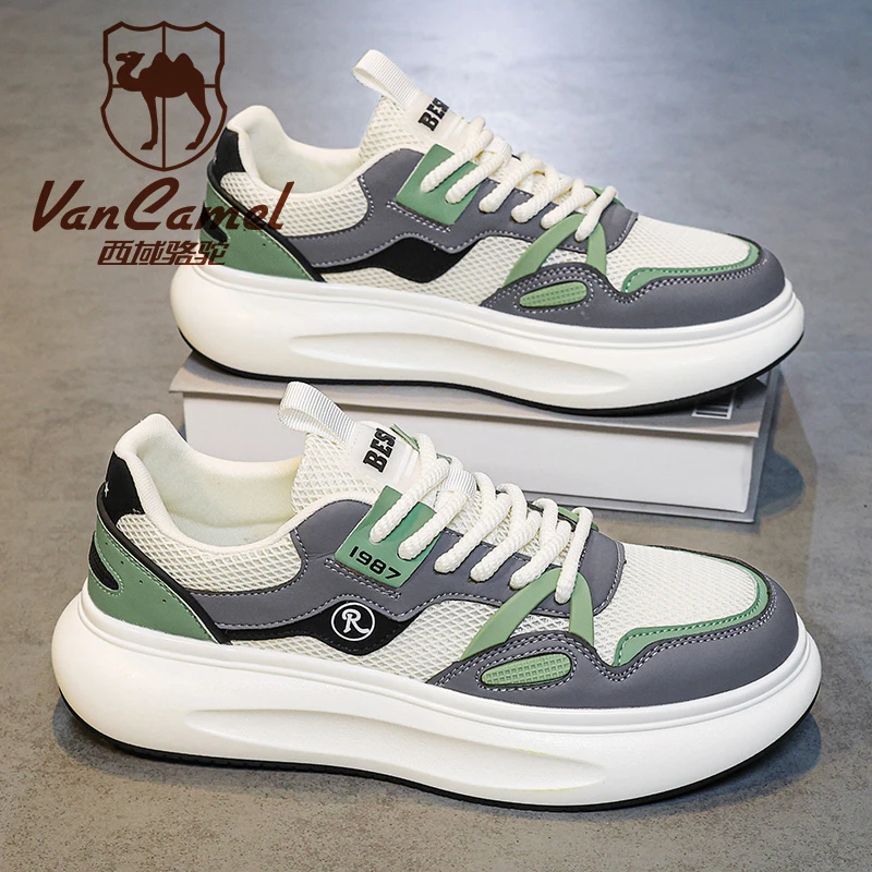 VANCAMEL/西域骆驼新款休闲网面运动鞋百搭夏季防滑运动鞋潮流