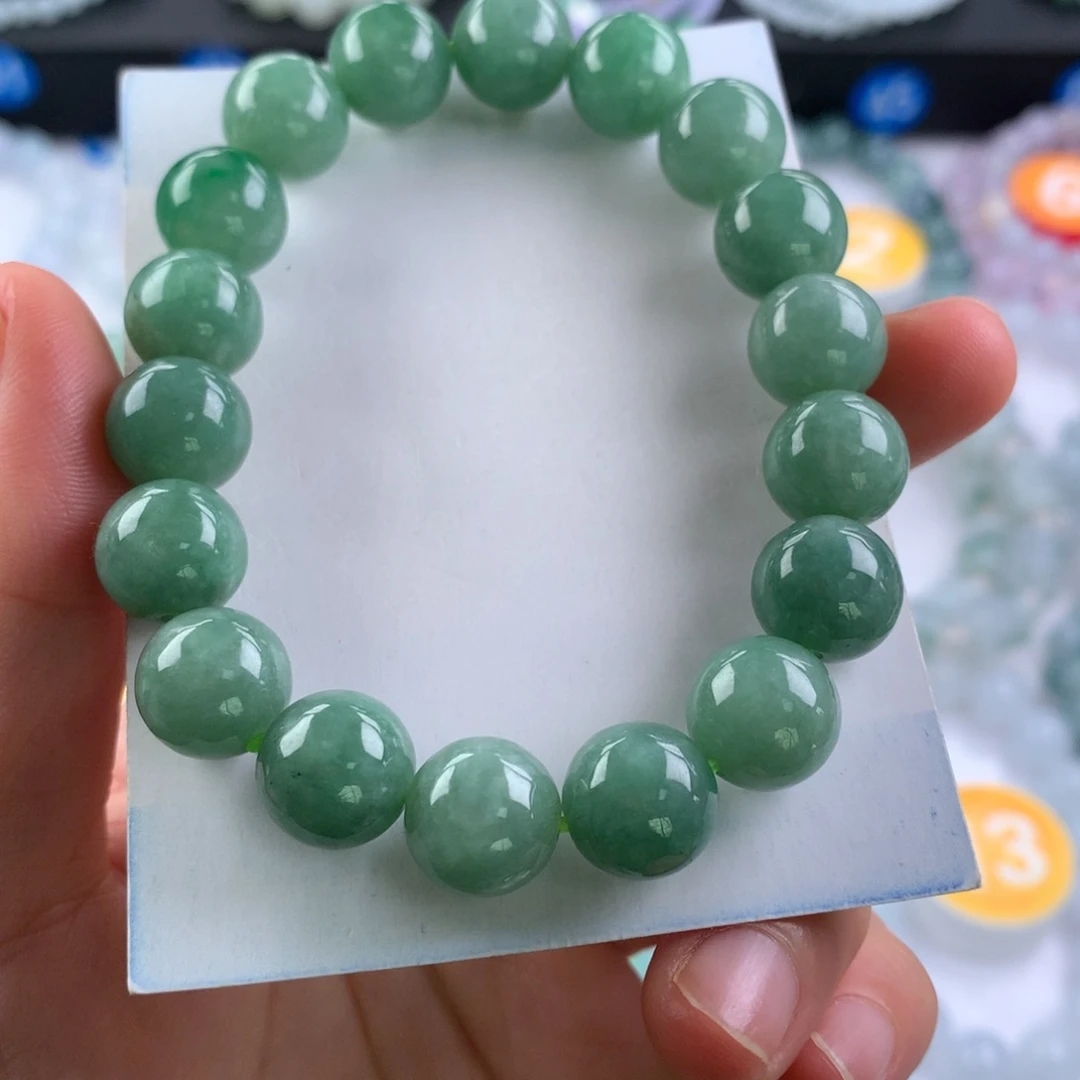 翡翠未镶嵌手链卡11.5