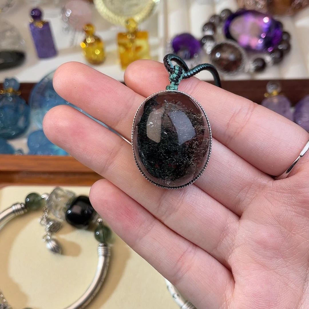 水晶颈饰未镶嵌玛****亮天然水晶吊坠629