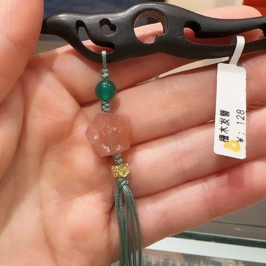 玛瑙/玉髓发饰未镶嵌路*068201