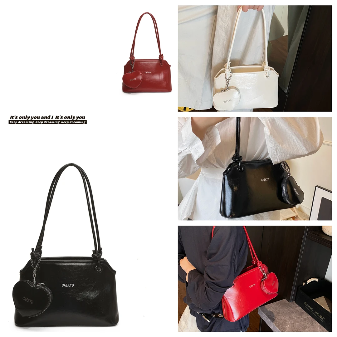 法式慵懒风腋下包包女款时尚超火手提单肩包精致百搭法棍包7064