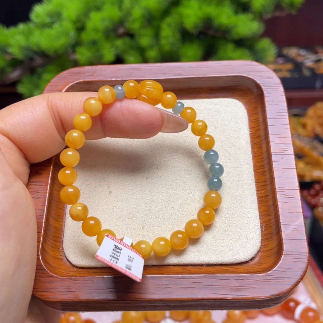 蜜蜡手链未镶嵌手串