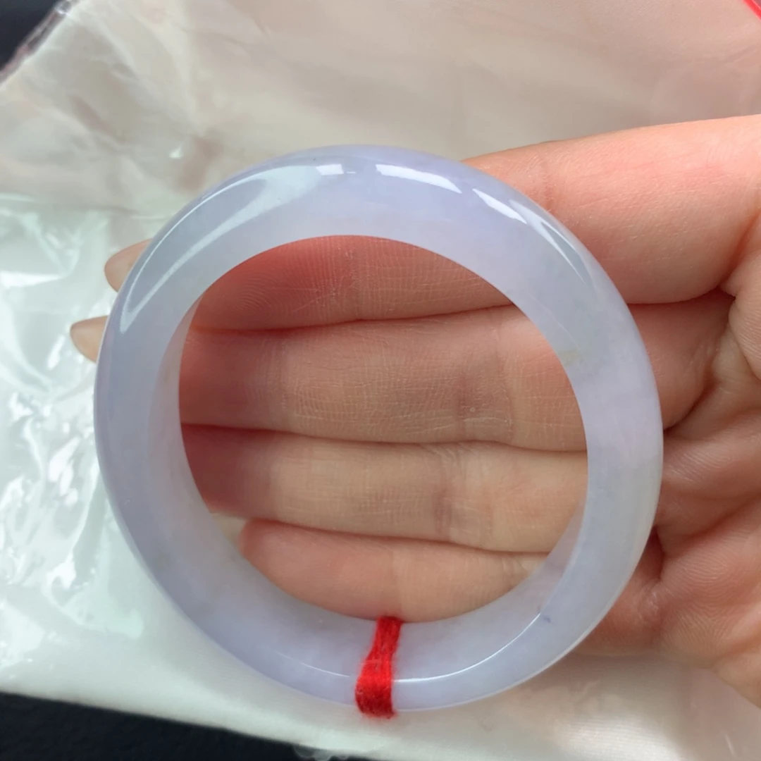 翡翠手镯未镶嵌（53号）贵妃，正圈戴50