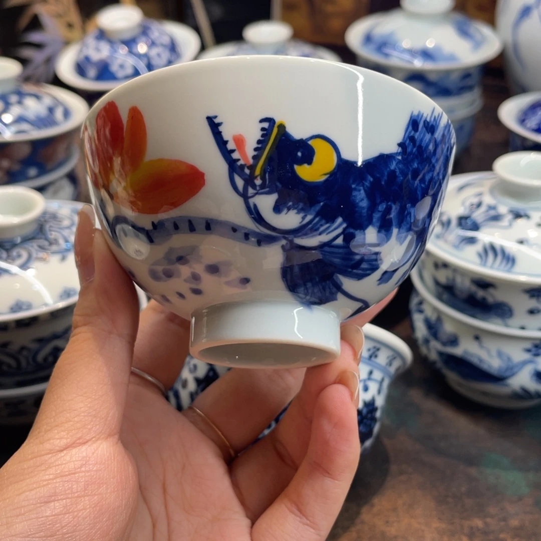 景德镇陶瓷手绘杯子