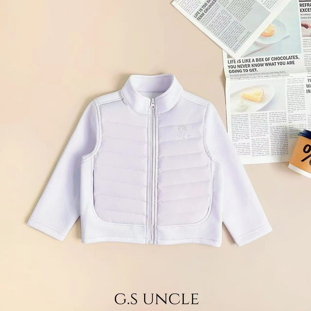 【儿童版】H25229儿童童装新品2025冬装简约百搭羽绒服百搭女童