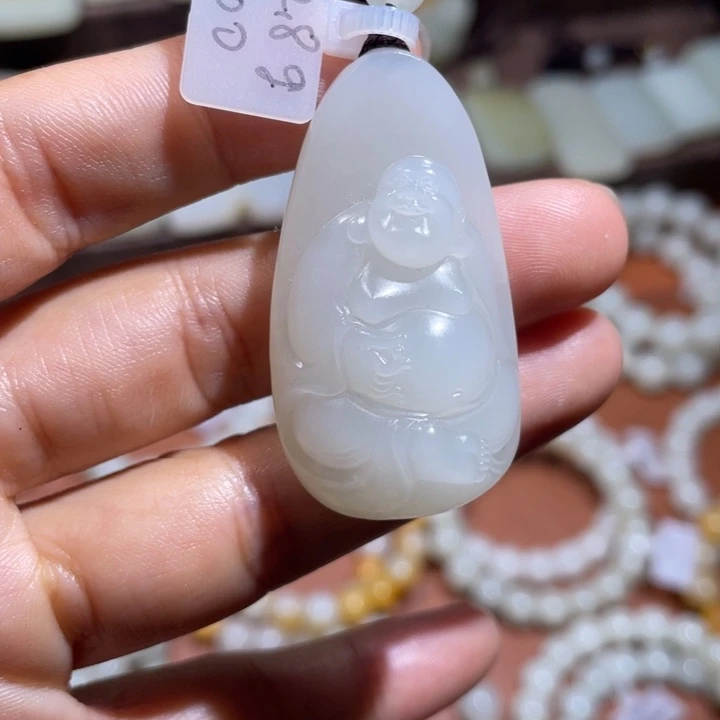 未镶嵌手链和田玉（白玉）