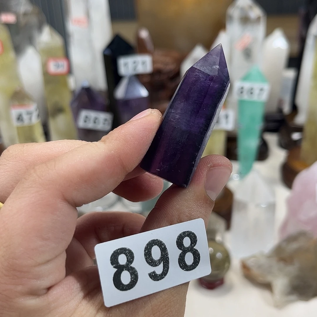 未镶嵌水晶大型摆件（非配饰）紫莹石