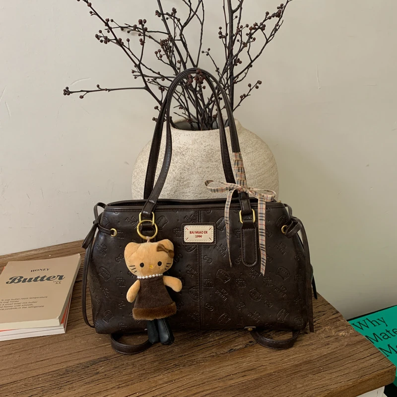 清新甜美托特包包女新款时尚简约手提腋下包大容量女单肩包双肩包