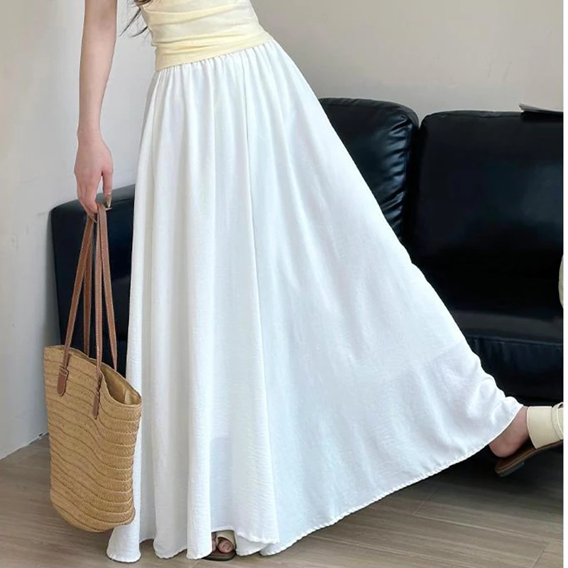 女大童裙裤九分裤夏季薄款2025新款宽松初高中生洋气裤子时尚学生