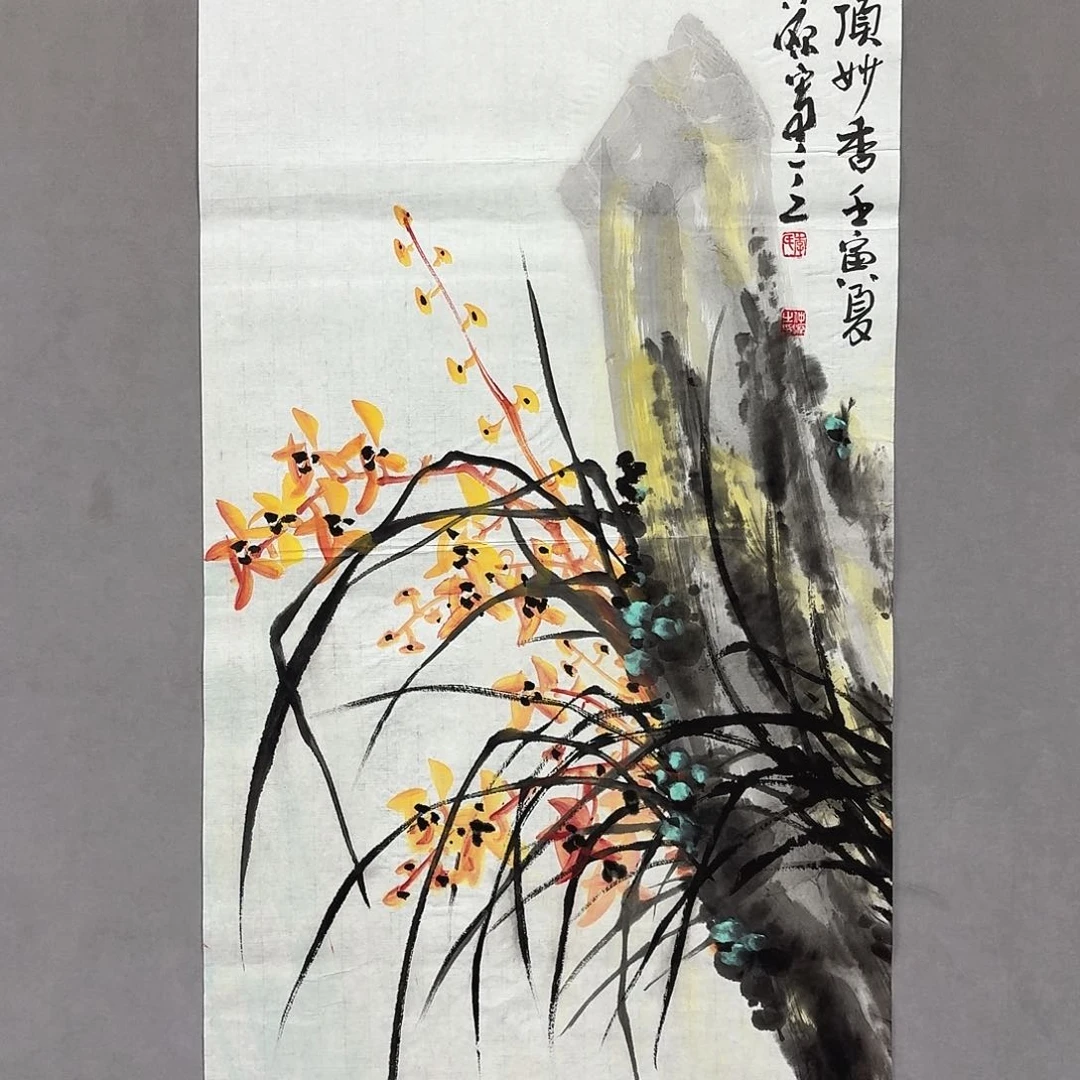 国画亲笔手绘放心去藏