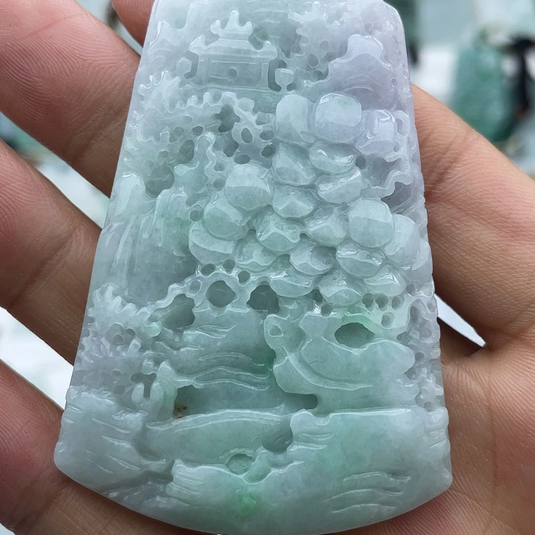 颈饰未镶嵌翡翠翡翠