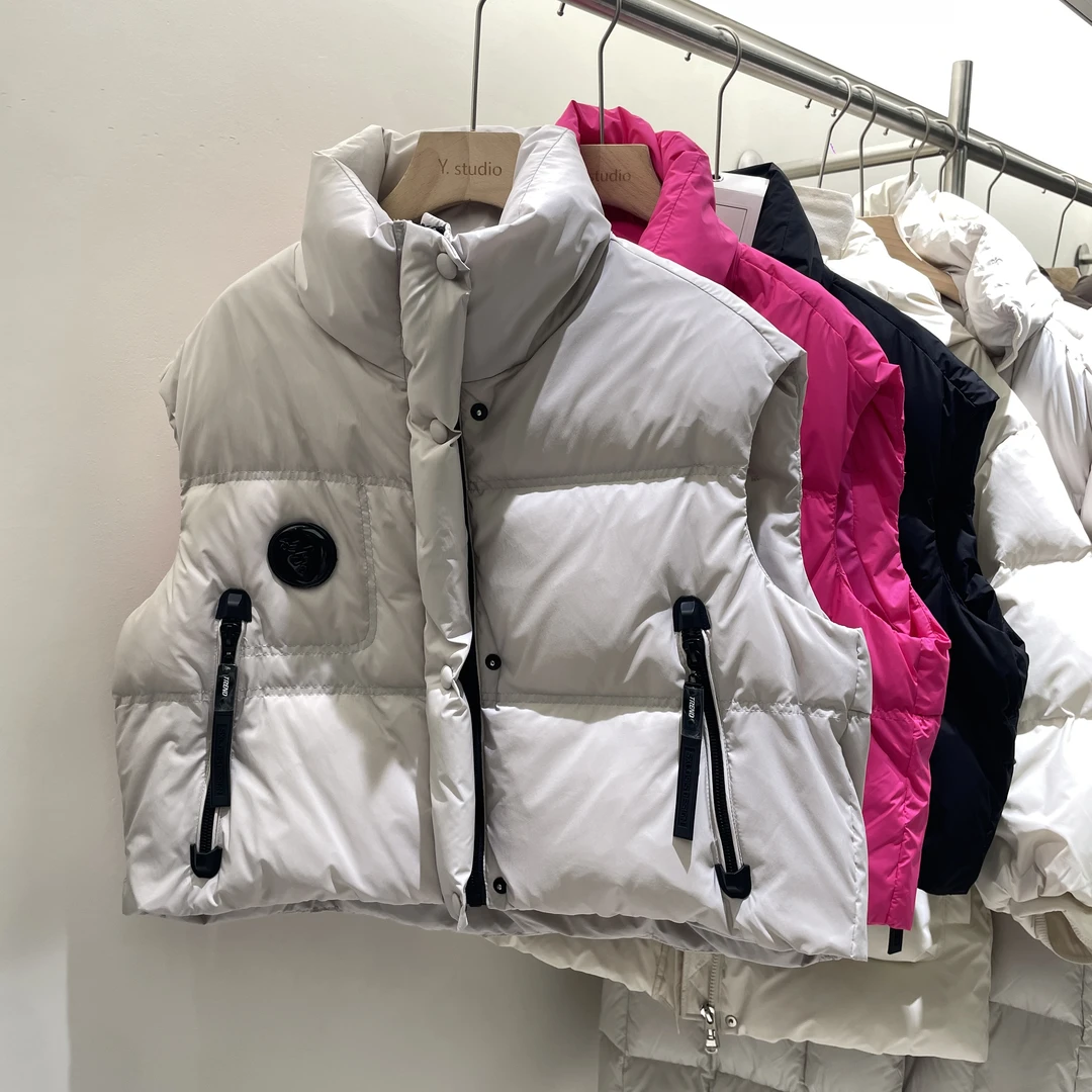 【MY LIFE】 短款保暖羽绒马甲   66MY18