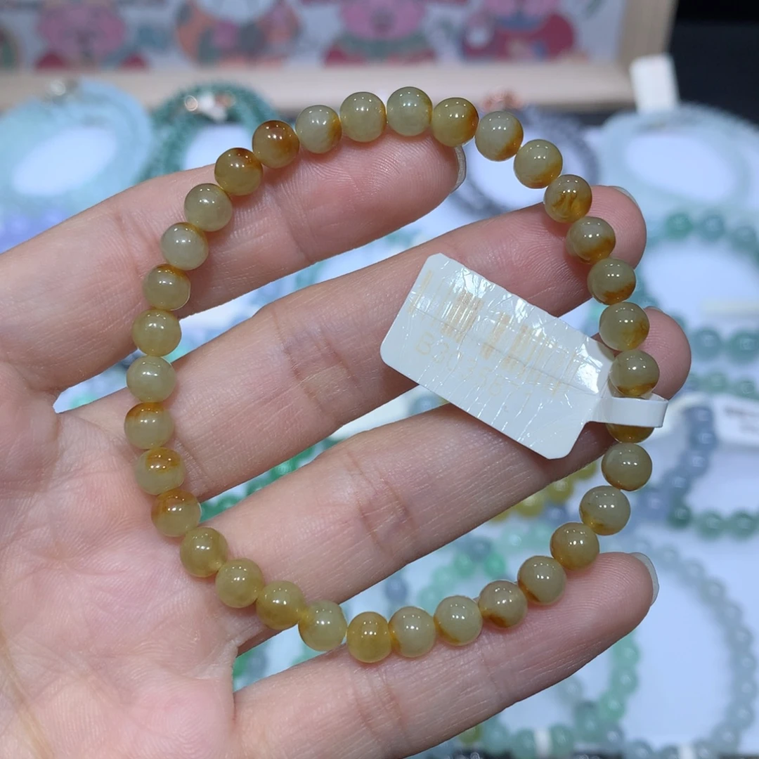 翡翠未镶嵌手链天然