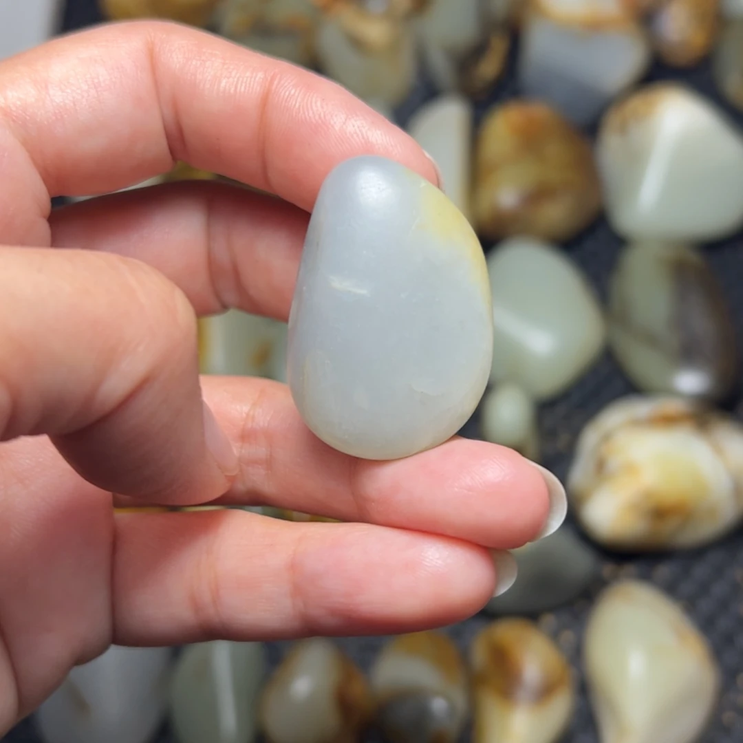 和田玉未镶嵌挂件A55