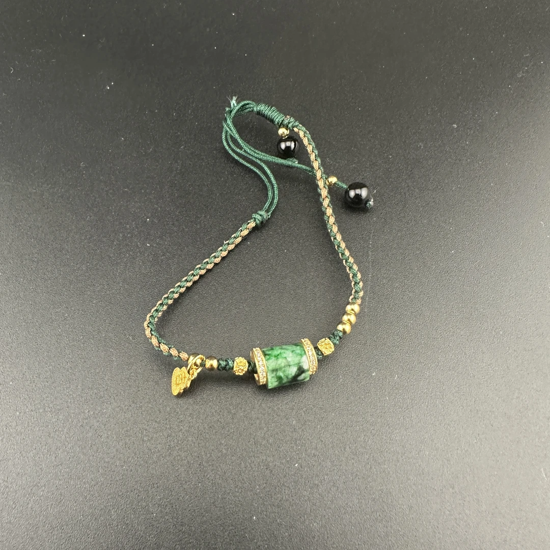 BY1209FPXQ标110 北玉精选 翡翠手绳 多样性发货