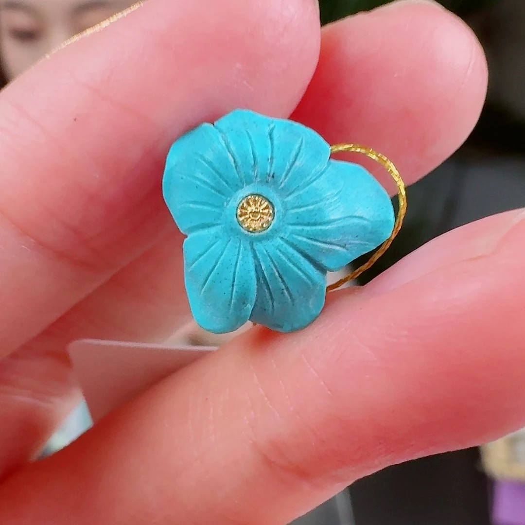 绿松石珠宝奇石未镶嵌