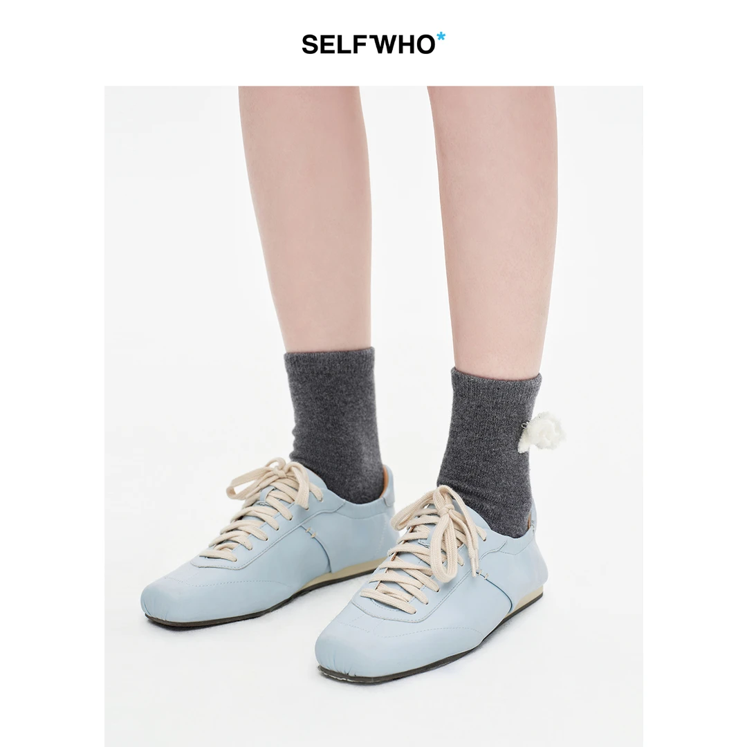 SELFWHO100%羊毛可拆卸珊瑚装饰外套配饰