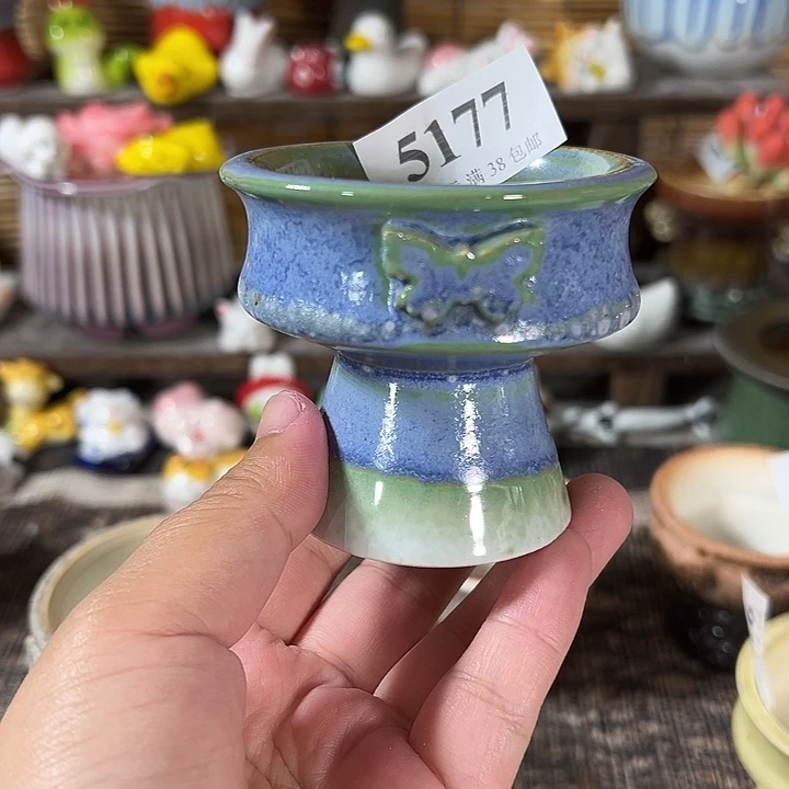 口6 手工花盆满30包邮