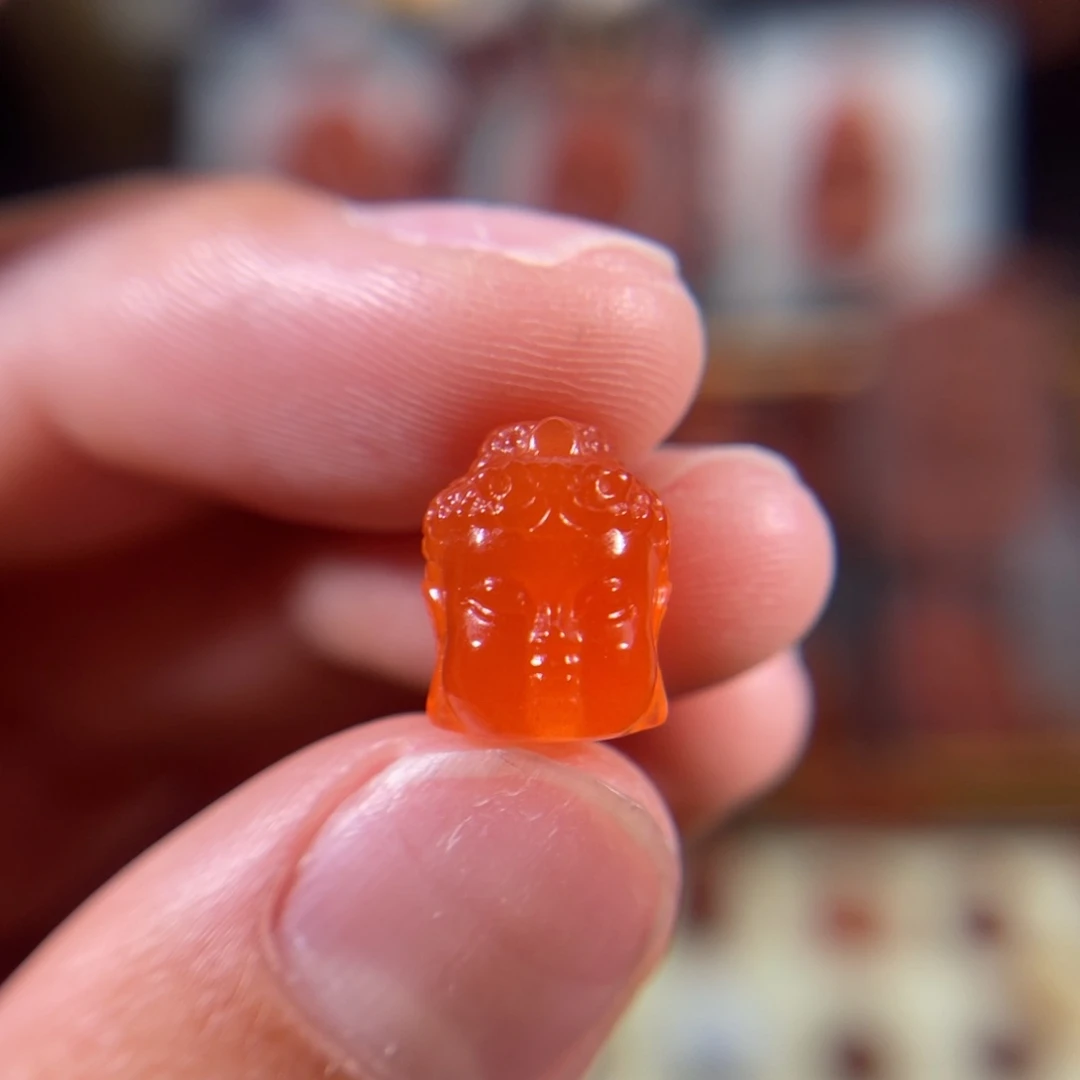 南红玛瑙未镶嵌宝宝观音11.2*8.9