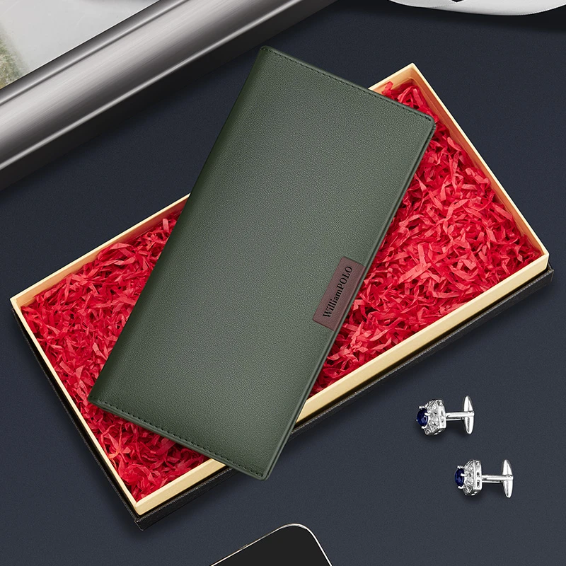 英皇保罗男士钱包真皮牛皮钱夹卡包皮夹高档时尚便携多功能休闲