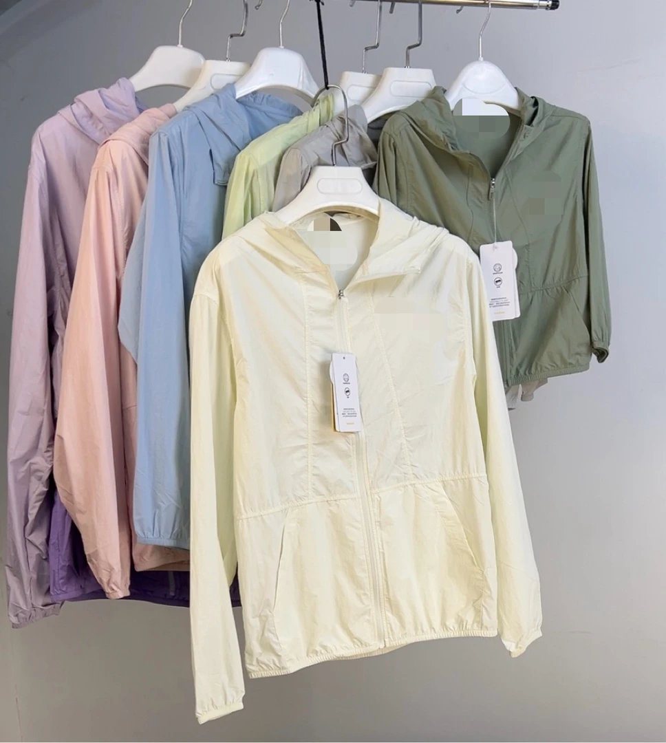 夏季亲子装山系轻盈透气宽松长袖连帽显瘦薄款防晒外套女