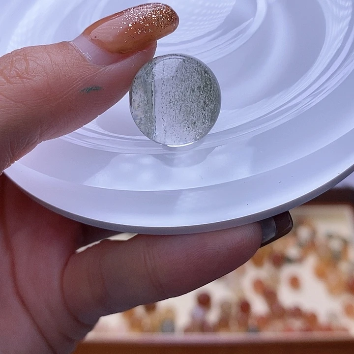 水晶天然水晶定制打孔不退换未镶嵌