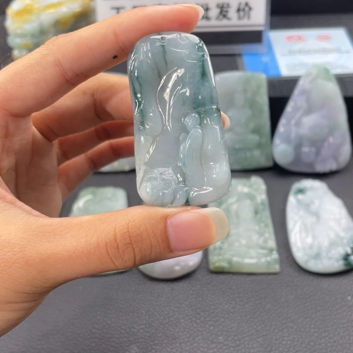 颈饰未镶嵌翡翠翡翠