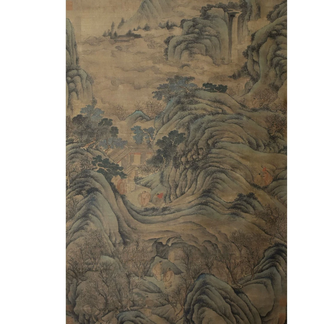 HM9448 仙山妙境 172×86 绢本立轴 13.3平尺