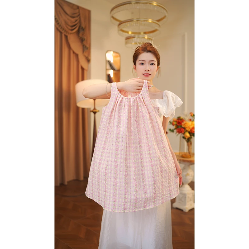 女童2025夏季连衣裙夏装中大童儿童夏款洋气背心裙子10567