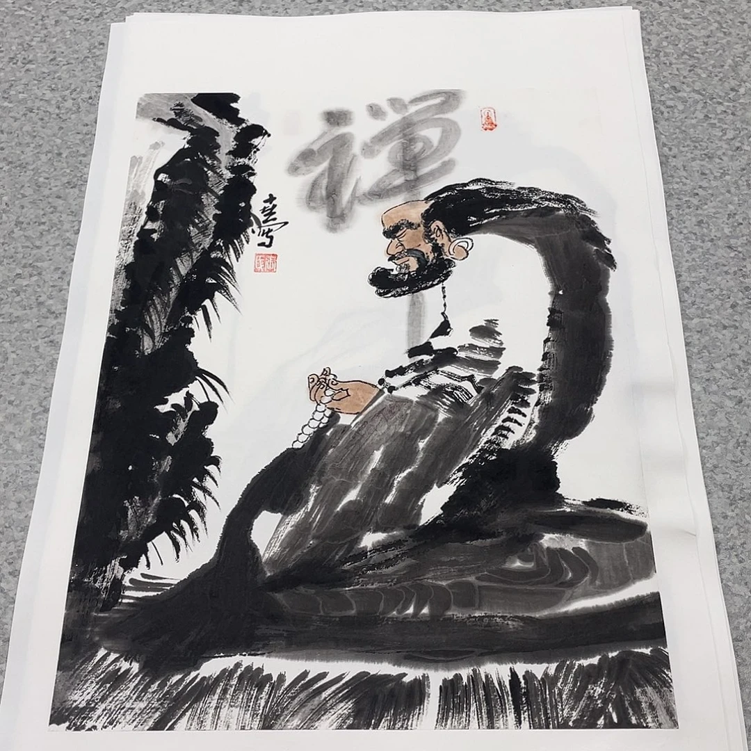 国画1.4平尺国画作品