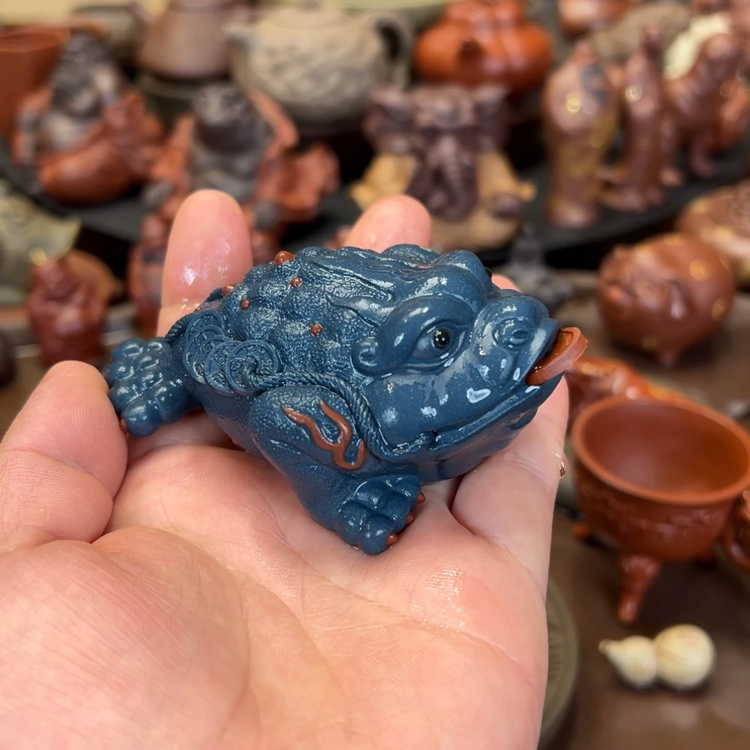 紫砂茶宠紫砂金蟾