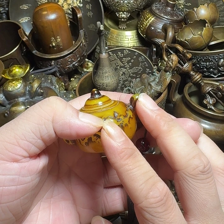 铜器摆件收收藏藏