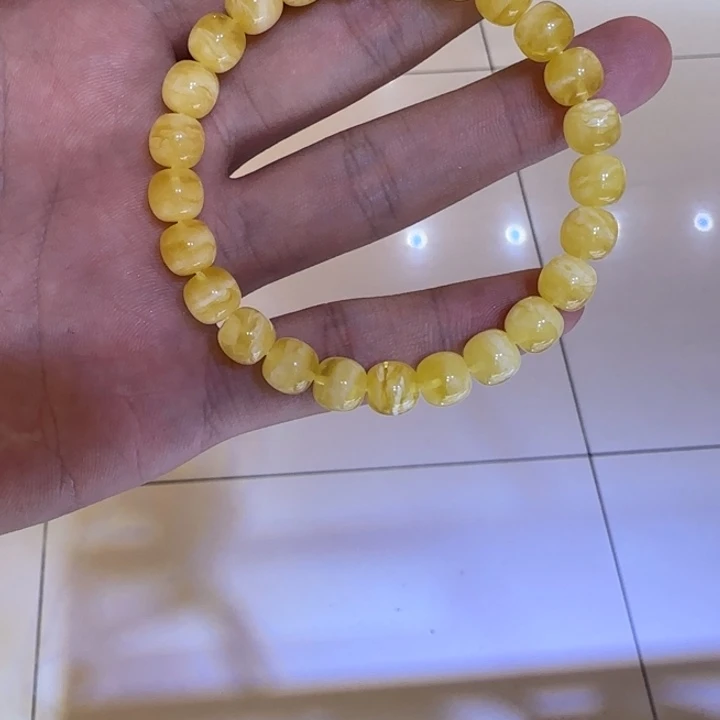 手链琥珀未镶嵌蜜蜡