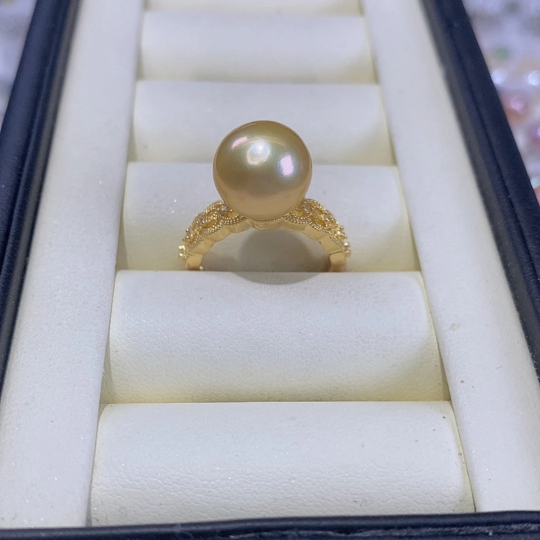 戒指合金淡水珍珠