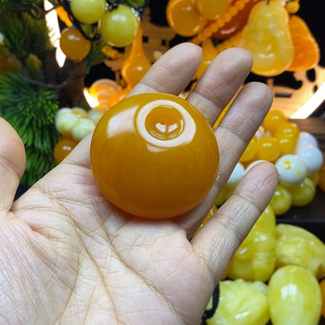 哦***吔无非金属全品无暇老蜡飘花鱼眼扣