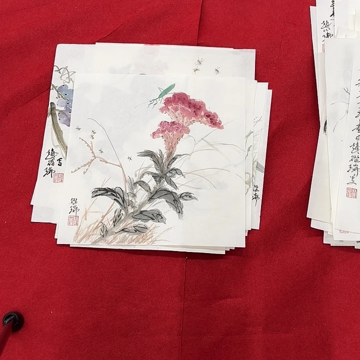 国画花鸟等多种鸟类