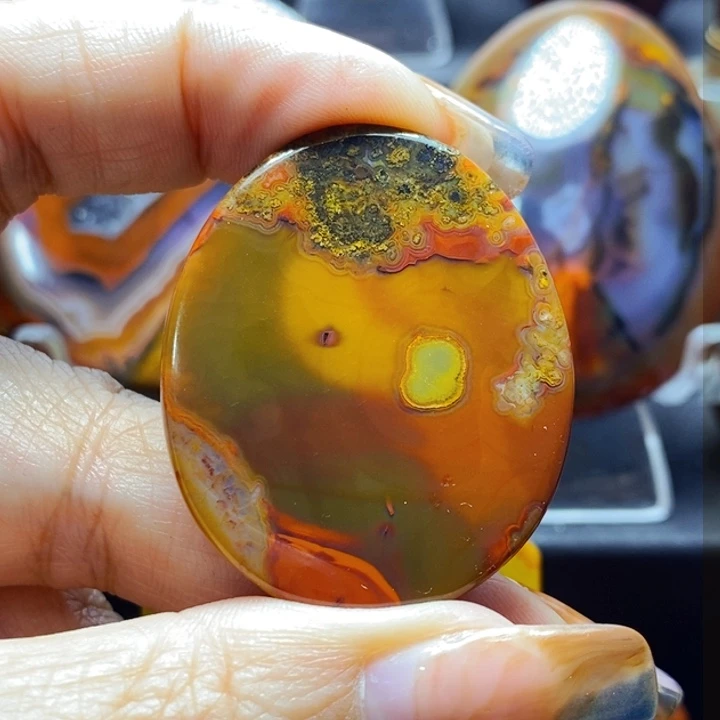 玛瑙/玉髓吊坠(不含链)未镶嵌