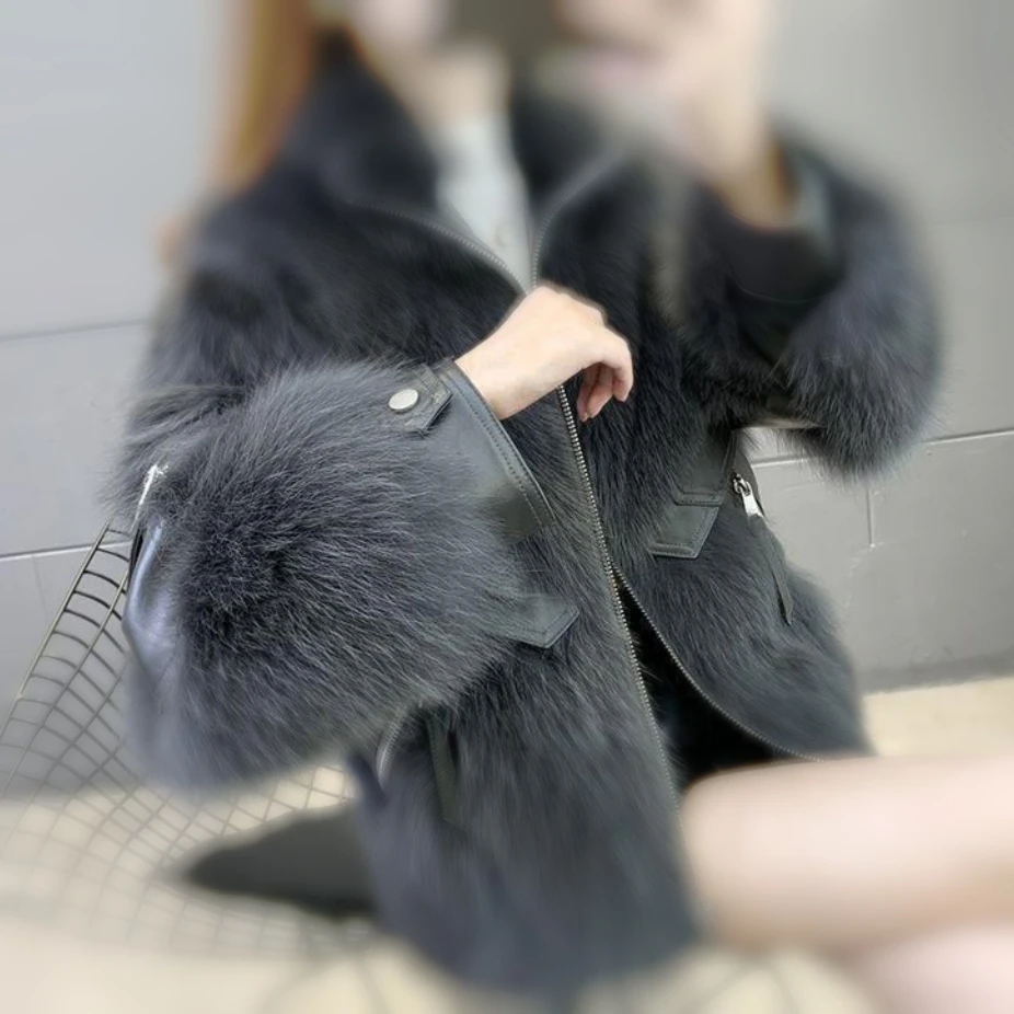 新款时尚外套毛毛女外套冬季女冬显瘦精品女装