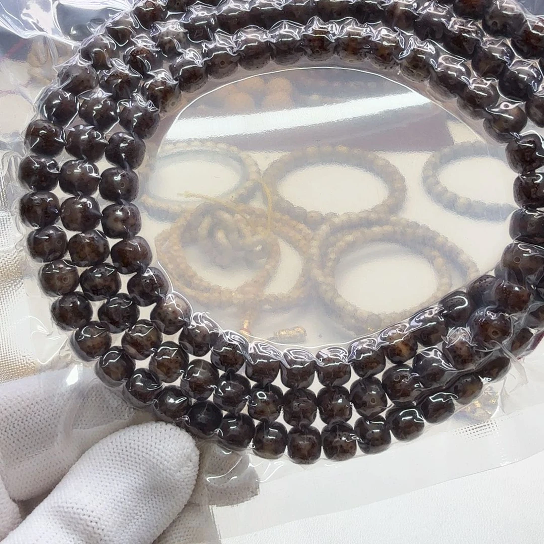 星月菩提手串25尊宠糯冰红冰糖星月9左右108