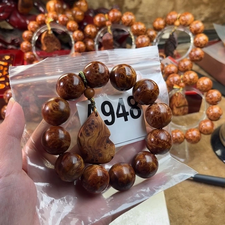 柏木（崖柏）手串/手链2.0金刚骨料