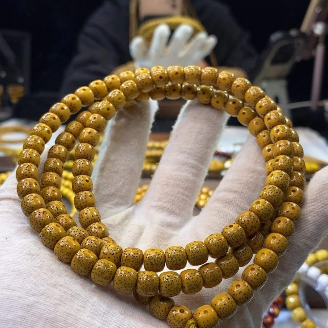 星月菩提吊坠8x7通体108